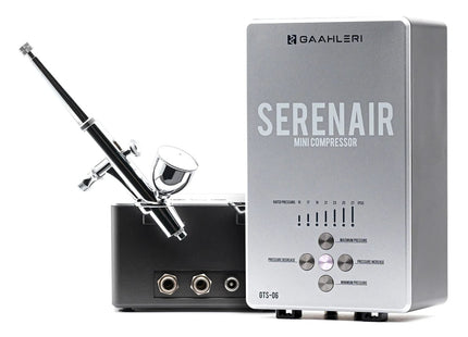Gamers Guild AZ Green Stuff World Gaahleri Serenair Airbrush Kit with Compressor Green Stuff World