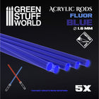 Gamers Guild AZ Green Stuff World Green Stuff World: Acrylic Rods: Round - Blue (1.6mm) Green Stuff World