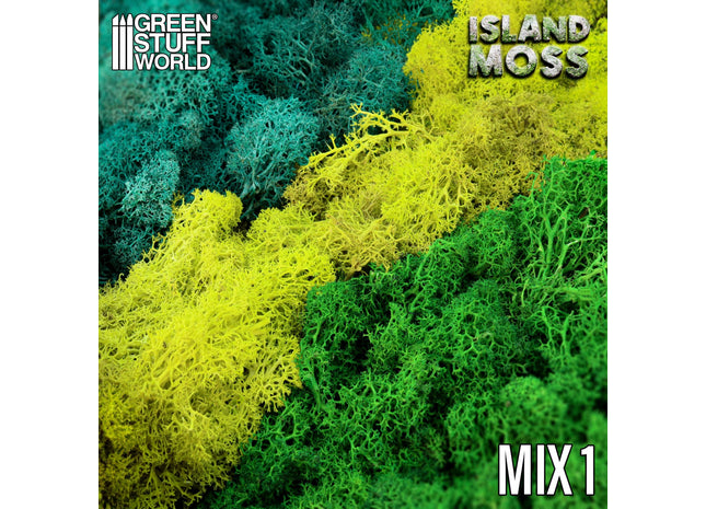 Gamers Guild AZ Green Stuff World Island Moss: Green Mix Green Stuff World