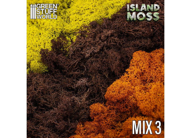 Gamers Guild AZ Green Stuff World Island Moss: Yellow and Brown Mix Green Stuff World