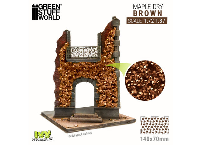 Gamers Guild AZ Green Stuff World Ivy Foliage: Brown Maple - Small Green Stuff World