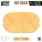 Gamers Guild AZ Green Stuff World MDF Bases: Oval Pill (100x175mm) Green Stuff World