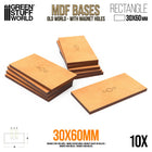 Gamers Guild AZ Green Stuff World MDF Bases: Rectangle (30x60mm) Green Stuff World