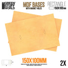Gamers Guild AZ Green Stuff World MDF Bases: Rectangular (100x150mm) Green Stuff World
