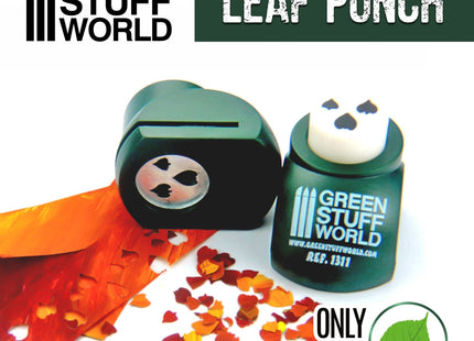 Gamers Guild AZ Green Stuff World Miniature Leaf Punch: Dark Green - Lime Green Stuff World