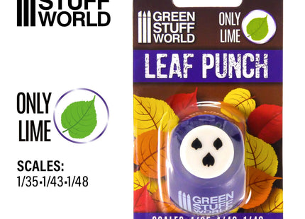 Gamers Guild AZ Green Stuff World Miniature Leaf Punch: Dark Purple - Lime Green Stuff World