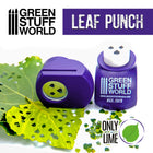 Gamers Guild AZ Green Stuff World Miniature Leaf Punch: Dark Purple - Lime Green Stuff World