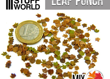 Gamers Guild AZ Green Stuff World Miniature Leaf Punch: Grey - Mix Green Stuff World