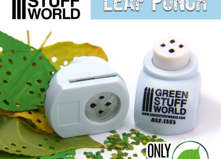 Gamers Guild AZ Green Stuff World Miniature Leaf Punch: Light Blue - Lime Green Stuff World