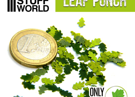 Gamers Guild AZ Green Stuff World Miniature Leaf Punch: Light Green - Oak Green Stuff World