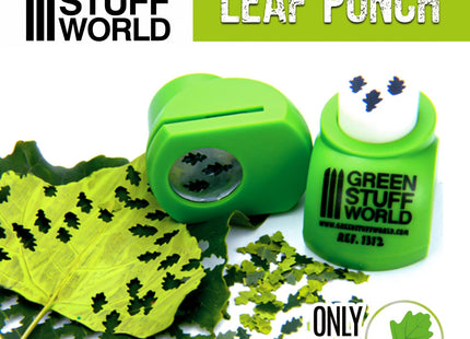 Gamers Guild AZ Green Stuff World Miniature Leaf Punch: Light Green - Oak Green Stuff World