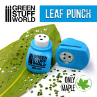 Gamers Guild AZ Green Stuff World Miniature Leaf Punch: Medium Blue - Maple Green Stuff World