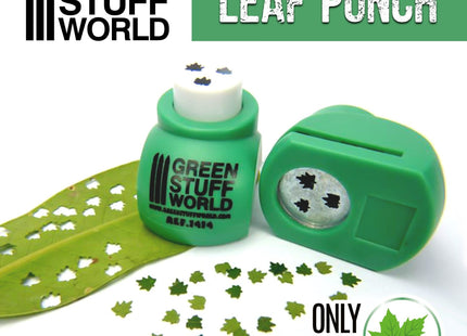Gamers Guild AZ Green Stuff World Miniature Leaf Punch: Medium Green - Maple Green Stuff World