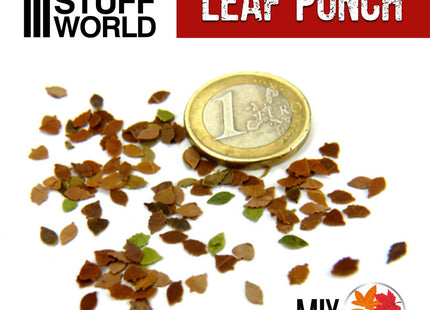 Gamers Guild AZ Green Stuff World Miniature Leaf Punch: Red - Mix Green Stuff World