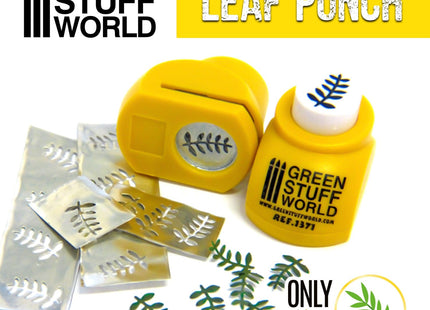 Gamers Guild AZ Green Stuff World Miniature Leaf Punch: Yellow - Branch Green Stuff World
