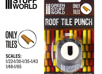 Gamers Guild AZ Green Stuff World Miniature Roof Tile Punch Green Stuff World