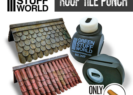 Gamers Guild AZ Green Stuff World Miniature Roof Tile Punch Green Stuff World
