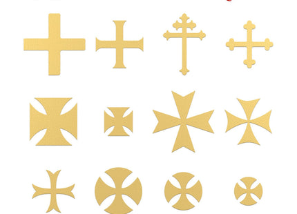 Gamers Guild AZ Green Stuff World Miniature Templar Cross Symbols Green Stuff World