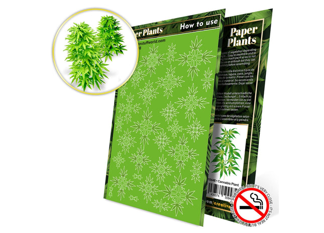Gamers Guild AZ Green Stuff World Paper Plants: Cannabis Green Stuff World