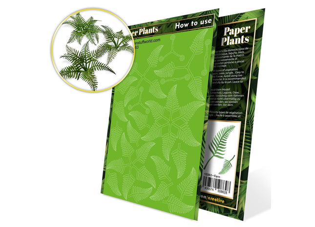 Gamers Guild AZ Green Stuff World Paper Plants: Fern Green Stuff World