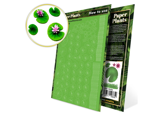 Gamers Guild AZ Green Stuff World Paper Plants: Lilly Pads Green Stuff World