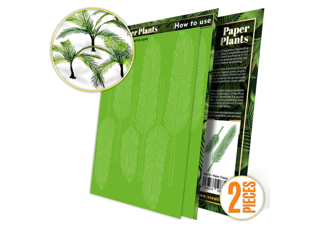 Gamers Guild AZ Green Stuff World Paper Plants: Palm Trees Green Stuff World