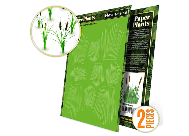 Gamers Guild AZ Green Stuff World Paper Plants: Reeds Green Stuff World