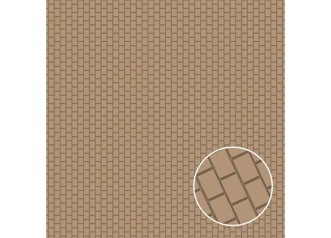Gamers Guild AZ Green Stuff World Plasticard: Paving Brick (6x8mm) Green Stuff World