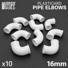 Gamers Guild AZ Green Stuff World Plasticard Pipe Elbows (16mm) Green Stuff World