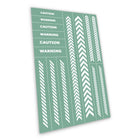 Gamers Guild AZ Green Stuff World Self-Adhesive Stencils: Caution Strips Green Stuff World