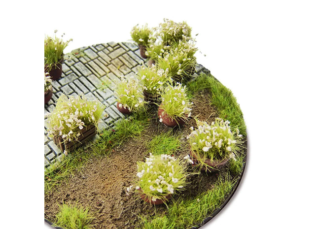 Gamers Guild AZ Green Stuff World Shrub Tufts: Self-Adhesive (6mm) - White Green Stuff World