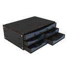 Gamers Guild AZ Green Stuff World Stackable Hobby Drawer Rack with 5 Horizontal Drawers - Black Green Stuff World