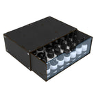 Gamers Guild AZ Green Stuff World Stackable Hobby Paint Rack (30ml) - Black Green Stuff World