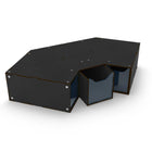 Gamers Guild AZ Green Stuff World Stackable Hobby Storage Corner Module with Drawers - Black Green Stuff World