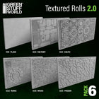 Gamers Guild AZ Green Stuff World Textured Rolling Pins v2.0 6-Pack Green Stuff World