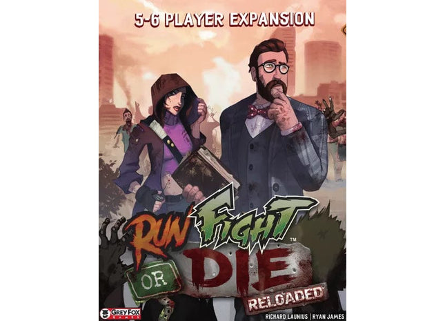 Gamers Guild AZ Grey Fox Games Run Fight or Die: Reloaded 5-6 Player Expansion GTS