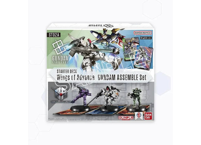 Gamers Guild AZ Gundam Card Game Gundam Card Game: Gundam Assemble Starter Set [ST02A] Wings Of Advance (Pre-Order) GTS