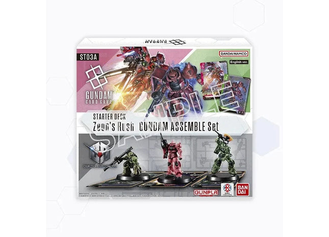 Gamers Guild AZ Gundam Card Game Gundam Card Game: Gundam Assemble Starter Set [ST03A] Zeon's Rush (Pre-Order) GTS