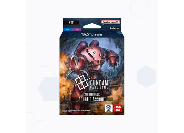 Gamers Guild AZ Gundam Card Game Gundam Card Game: [ST11] Starter Deck - Aquatic Assault (Pre-Order) GTS
