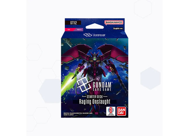 Gamers Guild AZ Gundam Card Game Gundam Card Game: [ST12] Starter Deck - Raging Onslaught (Pre-Order) GTS
