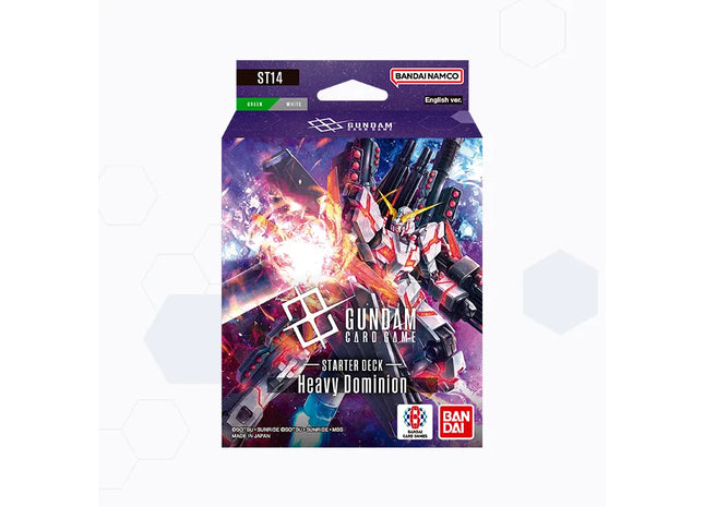 Gamers Guild AZ Gundam Card Game Gundam Card Game: [ST14] Starter Deck - Heavy Dominion (Pre-Order) GTS
