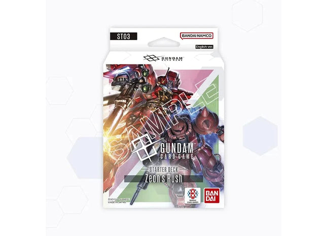 Gamers Guild AZ Gundam Card Game Gundam Card Game: Starter Deck [ST03] Zeon's Rush (Pre-Order) GTS