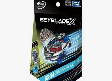 Gamers Guild AZ Hasbro Beyblade X: BX-34 Starter - Cobalt Dragoon 2-60 Cyclone Mall Of Toys