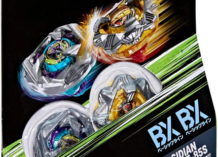 Gamers Guild AZ Hasbro Beyblade X: Calibur Samurai 6-70M vs Obsidian Shell 3-85S Dual Pack Discontinue