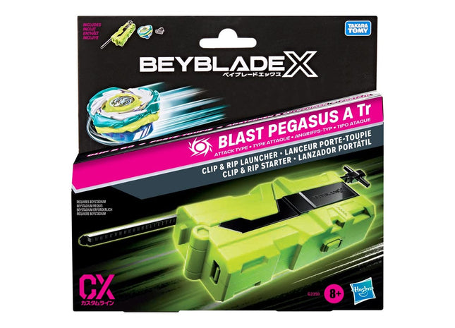 Gamers Guild AZ Hasbro Beyblade: X: Clip & Rip Launcher - Blast Pegasus (Pre-Order) ACD Distribution