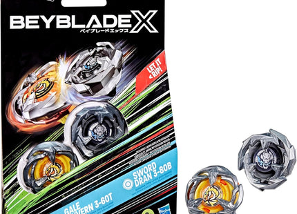 Gamers Guild AZ Hasbro Beyblade X: Gale Wyvern 3-60T vs. Sword Dran 3-80B Discontinue