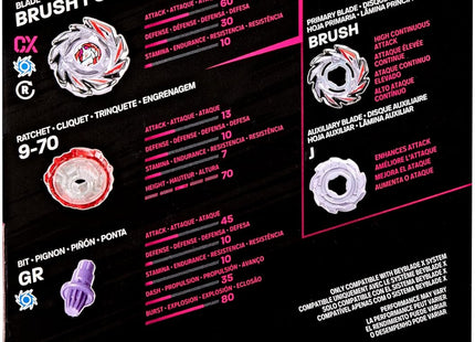 Gamers Guild AZ Hasbro Beyblade X: Starter Set - Brush Fox J 9-70GR Discontinue