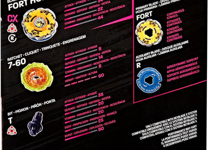 Gamers Guild AZ Hasbro Beyblade X: Starter Set - Fort Hornet R 7-60T Discontinue