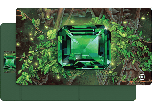Gamers Guild AZ Heavy Play LLC Heavy Play: ETB Playmat Art Masters - Chris Seaman Emerald AGD