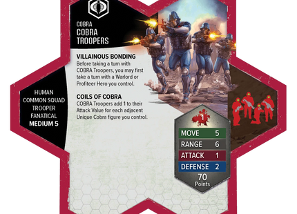 Gamers Guild AZ Heroscape G.I. JOE Heroscape: COBRA Troopers & COBRA Flight Pod Common Army Expansion [Premium Painted Edition] (Pre-Order) Renegade Game Studios